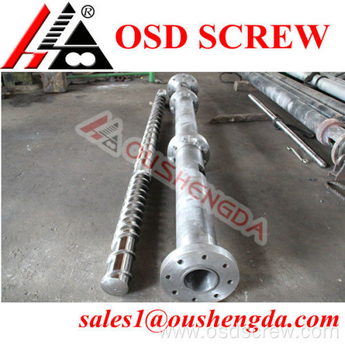 Plastic granulator machine fo/two stage plastic recyling machine screw &barrel